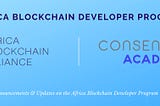 Africa Blockchain Developer Program | Announcements and Updates