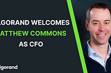 Matthew Commons Appointed CFO of Algorand