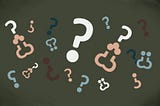 A bunch of floating question marks.