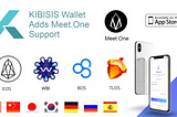 KIBISIS Wallet adds support for Meet.One accounts