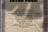 Moodspirations Intro Poetry