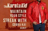 Maintain Your Style Streak with Cobra Kai Jacket