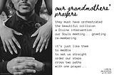 our grandmothers’ prayers
