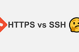 Use Git via HTTPS versus SSH