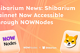 Shibarium News: Shibarium Mainnet Now Accessible Through NOWNodes