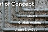 Azure, CircleCI, GitHub, Gitlab: a POC