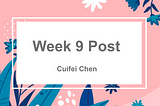 FMP Week 9 Post