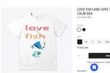 LOVE FISH AND LOVE THE CALM SEA