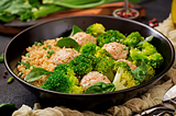 20-Minute Ketogenic Chicken Broccoli Stir-Fry (Two Servings)