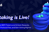 Introducing $WEFI Staking: Unlock Staking Rewards, Enjoy a 100% Protocol Fee, and Gain Voting…