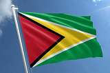 The flag of Guyana