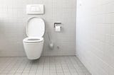 At my office, we have two bathrooms.