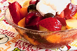 Summer Fruit Salad with Whipped Cream — Fruit Salad