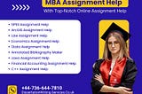 Struggling with your MBA assignments