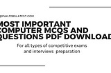 Most Important Computer Questions Pdf Download
