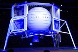 Jeff Bezos introduced spectacular vehicle of Blue Origin that will be sent to moon