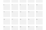 Blank Printable 30 Day Challenge Calendar to track your fitness. Use this template for workout, ab, plank, pushup, squat challenges.
