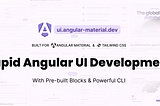 Announcing: Angular Material Blocks