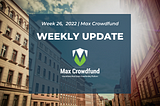 Weekly update — week 26