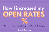 How I increased my newsletter open rates to over 55% [2 ways]