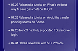 TokenPocket Monthly Report — July 2024