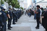 Preventing peaceful protests from being hijacked by people engaging in violence