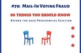 #79:  Mail-In Vote Fraud