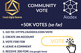 FDR: VOTING FOR YOUR COIN ON AIODEX
