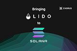 Introducing Lido for Solana