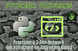 Provision a 3-Tier Network Infrastructure on AWS using Boto3