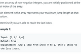 Leetcode: Q55 — Jump Game [Medium]