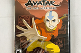 The front of the PlayStation 2 video game Avatar: The Last Airbender