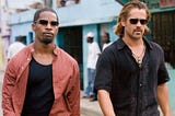 Jamie Foxx and Colin Farrell in the movie “Miami Vice”