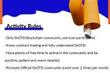 0xCFD Quality Community Airdrop Event