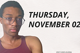 Thursday, November 02, 2023 // Video Journal // KIRU