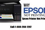 Epson Printer not Printing after changing the ink