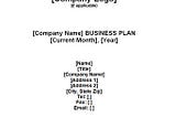 Business plan image