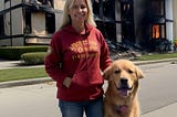 “Dog Saves Owner from Burning Building: Heroic Rescue Caught on Camera”