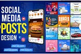 Where can I get a graphic designer who designs social media post designs?