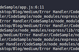 How to Handle Errors in Express?