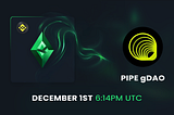 💎 INTRODUCING PIPE GDAO 💎