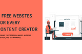 8 Free Websites that every Content Creator should know — Piotech INDIA