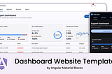New Angular Dashboard Template: Overview