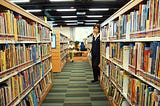 A view of a library
