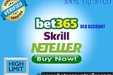 BUY UK BET365 ACCOUNTS FOR SALE