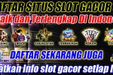 Link Daftar 10 Situs Slot Gacor Online Anti Rungkad Terpercaya 2022 Mudah Menang Terlengkap