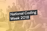 National Coding Week and what it means to us