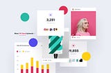 Iconosquare — a quick study of how colors and design styles shape brands and interfaces