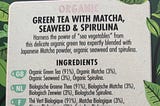 Green Tea with Matcha, Seaweed & Spirulina