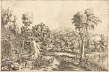 Hanns Lautensack
 
 Landscape with a Vineyard, 1559
